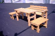 image1581　テーブル背付きベンチ分割小椅子４点セット.jpg